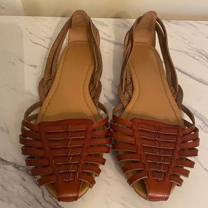 J. Crew Leather Moccasin Sandal